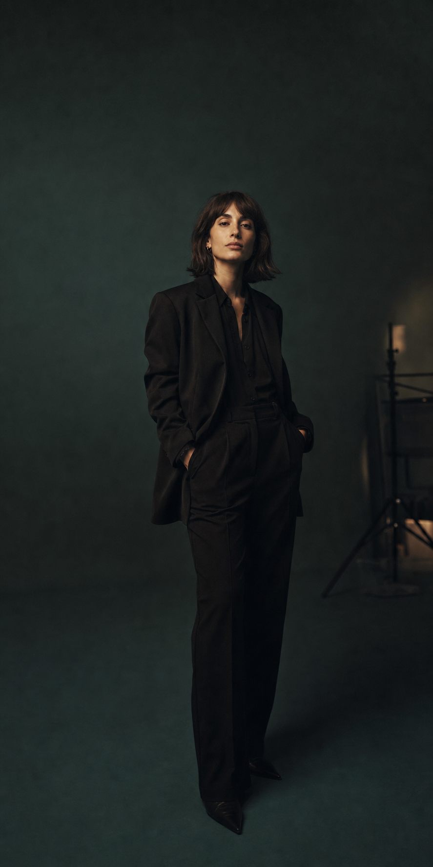 Temporary editorial portrait concept for Viktoriia.